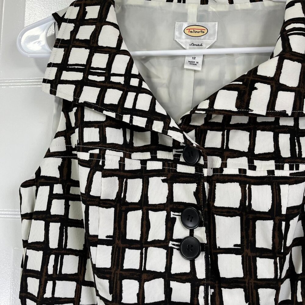 Talbots Size 12 Corduroy Stretch Button Down Fron… - image 2